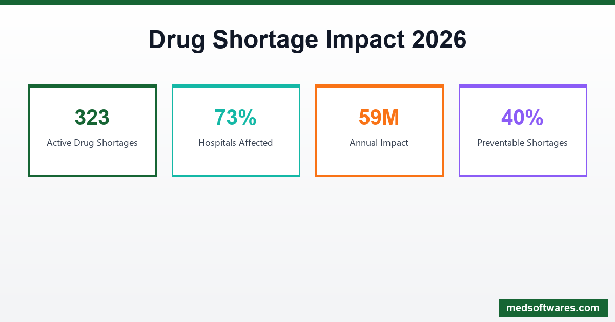 Drug Shortage Statistics 2026