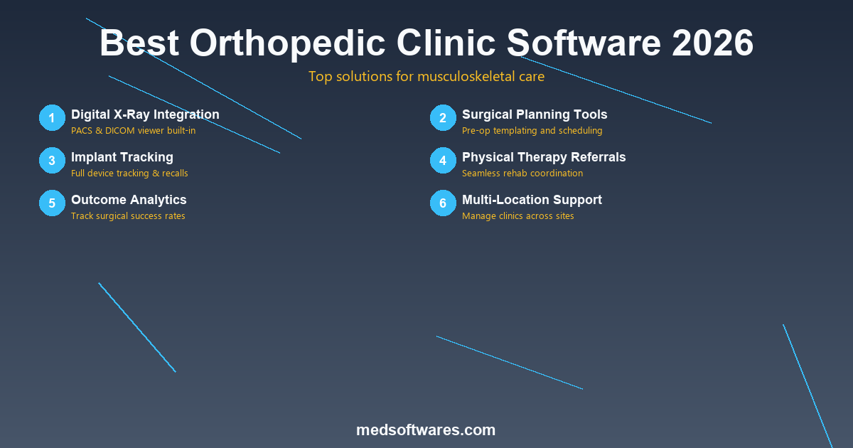 Best Orthopedic Clinic Management Software 2026